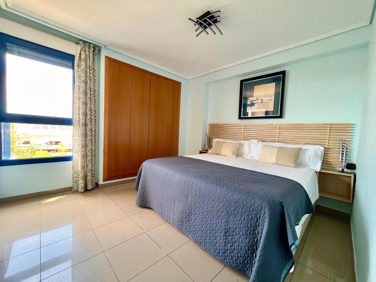 Blue Beach Apartment+Oceanview+Private Parking Valencia Exteriör bild